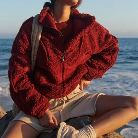 Free People Jackets & Blazers - NWT free people movement Nantucket fleece pullover